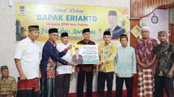 Kunjungi Masjid Nurul Falah dalam rangka Safari Ramadhan, Ini Pesan Erianto