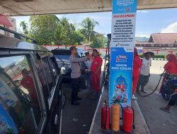 Polres Solok Selatan antisipasi penyalahgunaan BBM untuk tambang ilegal, satgas anti ilegal minning polres solok selatan cek SPBU