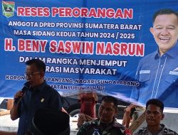 Benny Saswin Nasrun Perjuangkan Aspirasi Masyarakat Lubuk Alung