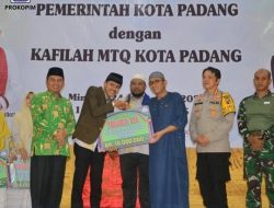 Hendri Septa Beri Reward Kafilah Beprestasi di MTQN Tingkat Sumbar Ke-40