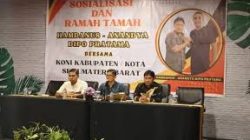 Intstruksi Gubernur, Pasangan Hamdanus dan Anandya Dipo Pratama Pimpin KONI Sumbar!  