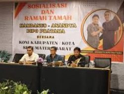 Intstruksi Gubernur, Pasangan Hamdanus dan Anandya Dipo Pratama Pimpin KONI Sumbar!  