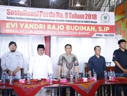 Wakil Ketua DPRD Sumbar Evi Yandri Rajo Budiman Sosialisasikan Perda Pencegahan Penyalahgunaan Narkoba