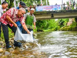 PT Semen Padang Luncurkan Revitalisasi Ikan Gariang Langka, Dorong Ekonomi Masyarakat