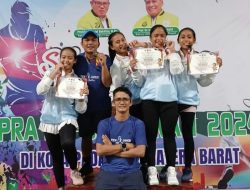 Tim Tenis Putri Jambi Merajai Tenis Pra-Popnas Zona 1