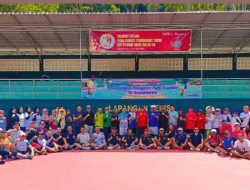 Jamu Tim PELTI Pengrov Sumbar di Friendly Game, Prof Syahrial Apresiasi PT Bukit Asam untuk Pembinaan Petenis