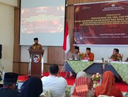 KPUD Kabupaten Lima Puluh Kota Adakan Sosialisasi Visi dan Misi Calon Bupati dan Wakil Bupati