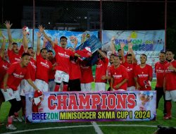 Tim Minisoccer Semen Padang Juara 1 Breezon Minisoccer SKMA I Cup Padang