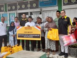 MR DIY Indonesia Salurkan Bantuan Korban Banjir di Kelurahan Banuaran Kota Padang