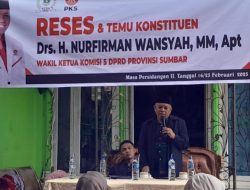 Anggota DPRD Sumbar, H. Nurfirman Wansyah, Serap Aspirasi Masyarakat Menjelang Ramadhan 1446 H