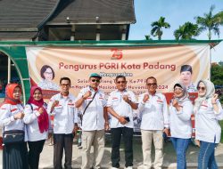 Gebyarkan HUT Ke-79 dan HGN 2024, PGRI Kota Padang Gelar Jalan Santai