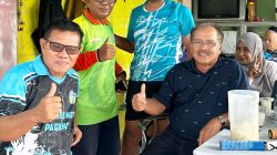 Prof Mohd Taib Harun Sambangi Komunitas Tenis di Lapangan Sekora