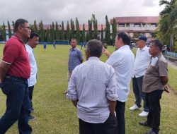 Rapat Koordinasi Perdana Klub PSTS Tabing, Desri Ayunda dan Pengurus Lakukan Graund Check Sekretariat