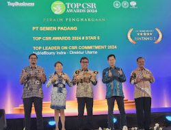 Semen Padang Raih Penghargaan Tertinggi TOP CSR Awards 2024