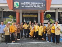 Reuni Emas 50 Tahun Alumni FE Unand Angkatan 74, Suryadi Asmi Didapuk jadi Ketua