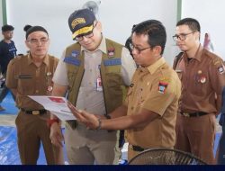 Sekda Kota Padang Andree Algamar Tinjau Proses Pelipatan Surat Suara