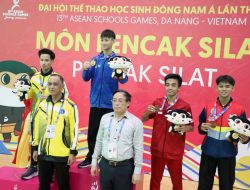 Buat Bangga, Pesilat Binaan PT Semen Padang Raih Perunggu di ASEAN Schools Games Vietnam