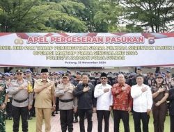 Wakil Ketua DPRD Sumbar Hadiri Apel Pengamanan Pilkada Serentak 2024 di Mapolda Sumbar