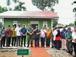 Kolaborasi PT Semen Padang dan TMMD, Rumah Bantuan Sepablock Diresmikan