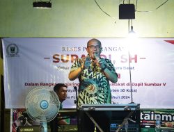 Ketua DPRD Sumbar, Supardi Prihatin dengan Kasus Stunting di Nagari Sialang