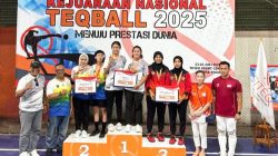 Teqball Sumbar Raih 2 Perunggu dari Kejurnas 2025