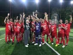 Mini Soccer Trofeo Cup JPS Dalam Rangka HUT ke-114 PT Semen Padang, Tim Humas FC Semen Padang Juara 1