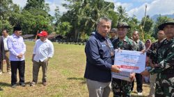 PT Semen Padang Dukung TMMD 125, Salurkan 500 Zak Semen untuk Pembangunan Desa di Solsel dan Dharmasraya